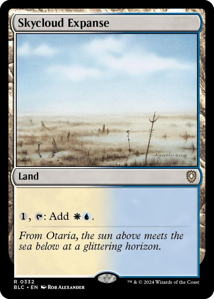 Skycloud Expanse-Commander: Bloomburrow-R-Normal