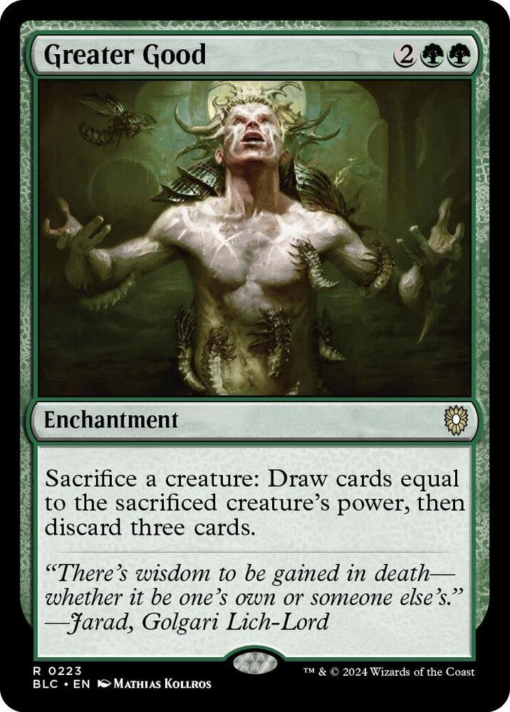 Greater Good-Commander: Bloomburrow-R-Normal