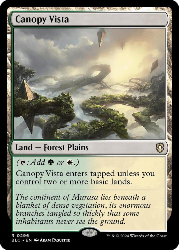 Canopy Vista-Commander: Bloomburrow-R-Normal