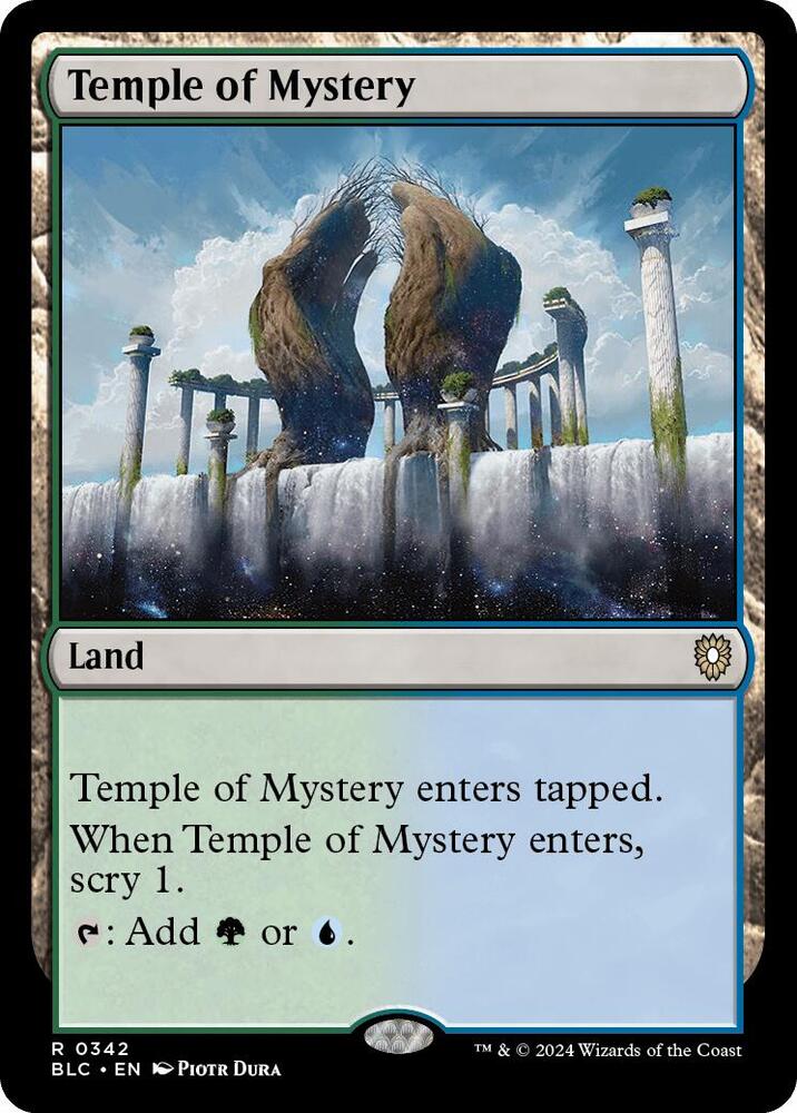 Temple of Mystery-Commander: Bloomburrow-R-Normal