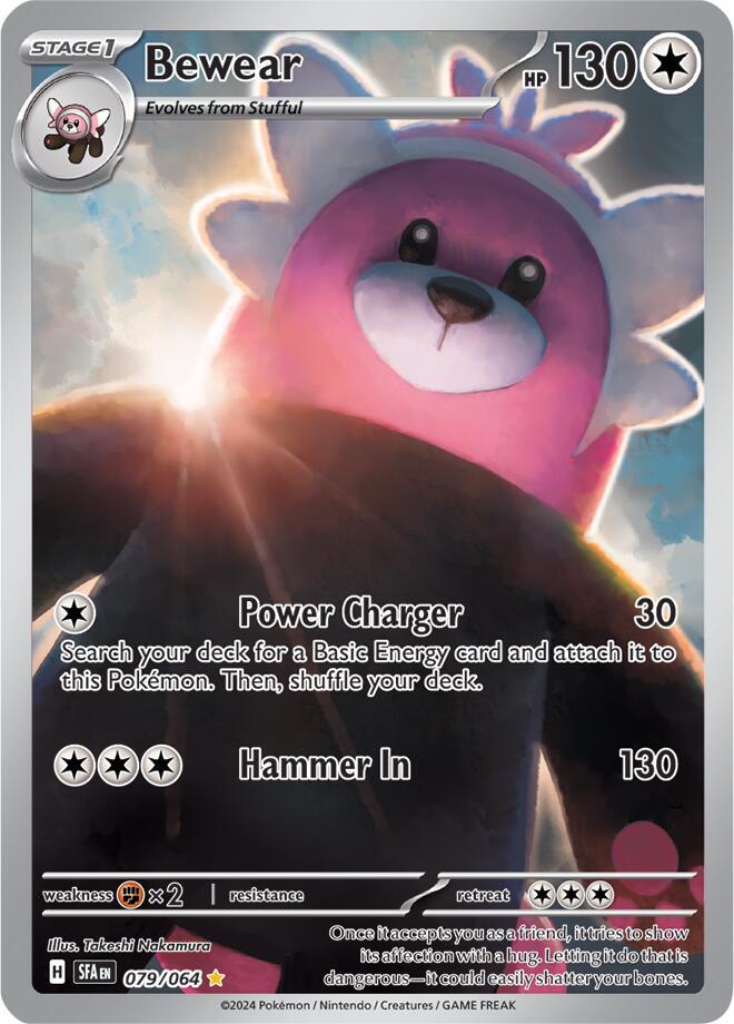 Bewear - 079/064-SV: Shrouded Fable-Illustration Rare-Holofoil