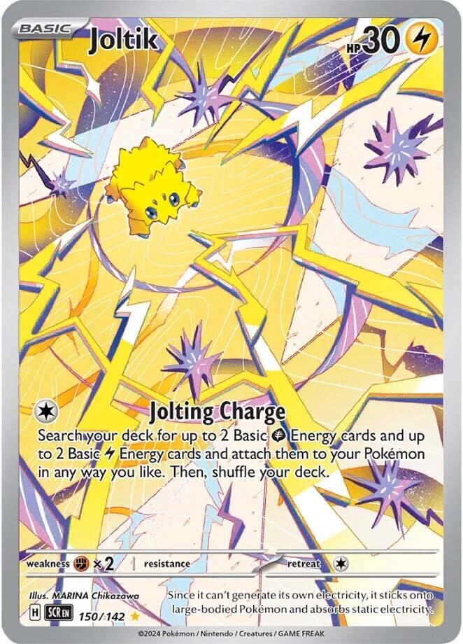 Joltik - 150/142-SV07: Stellar Crown-Illustration Rare-Holofoil