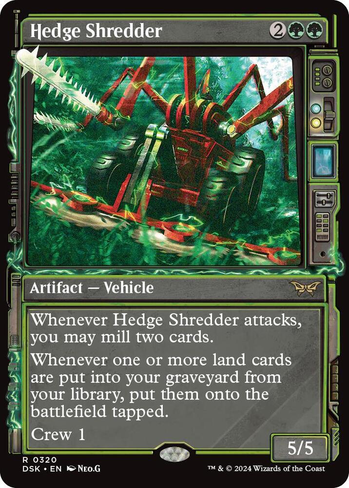 Hedge Shredder (Showcase)-Duskmourn: House of Horror-R-Normal