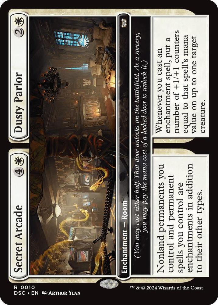 Secret Arcade // Dusty Parlor-Commander: Duskmourn: House of Horror-R-Normal