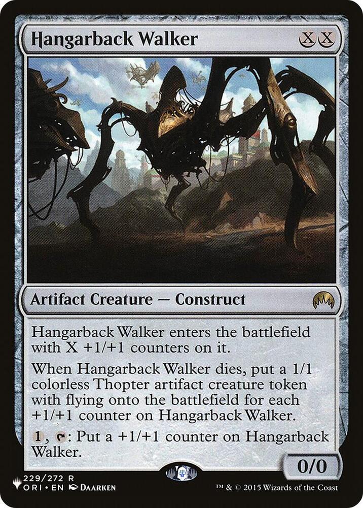 Hangarback Walker-The List Reprints-R-Normal