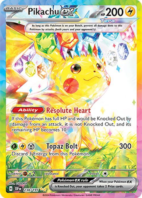 Pikachu ex - 238/191-SV08: Surging Sparks-Special Illustration Rare-Holofoil