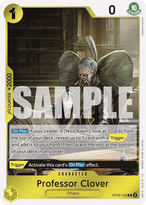 Professor Clover-Emperors in the New World-R-Foil