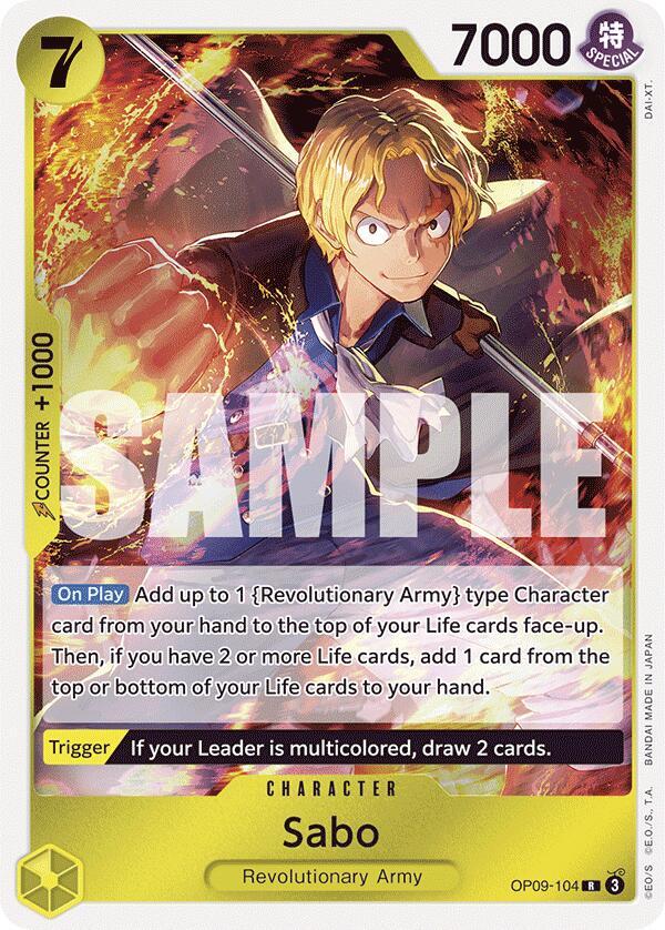 Sabo (104)-Emperors in the New World-R-Foil