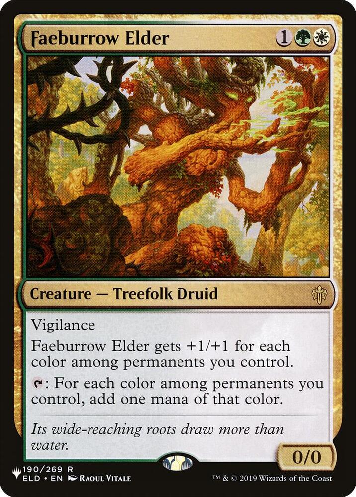 Faeburrow Elder-The List Reprints-R-Normal