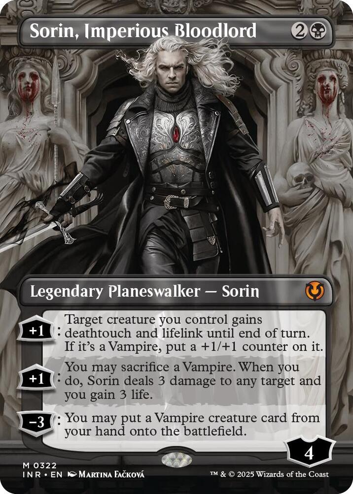 Sorin, Imperious Bloodlord (Borderless)-Innistrad Remastered-M-Normal