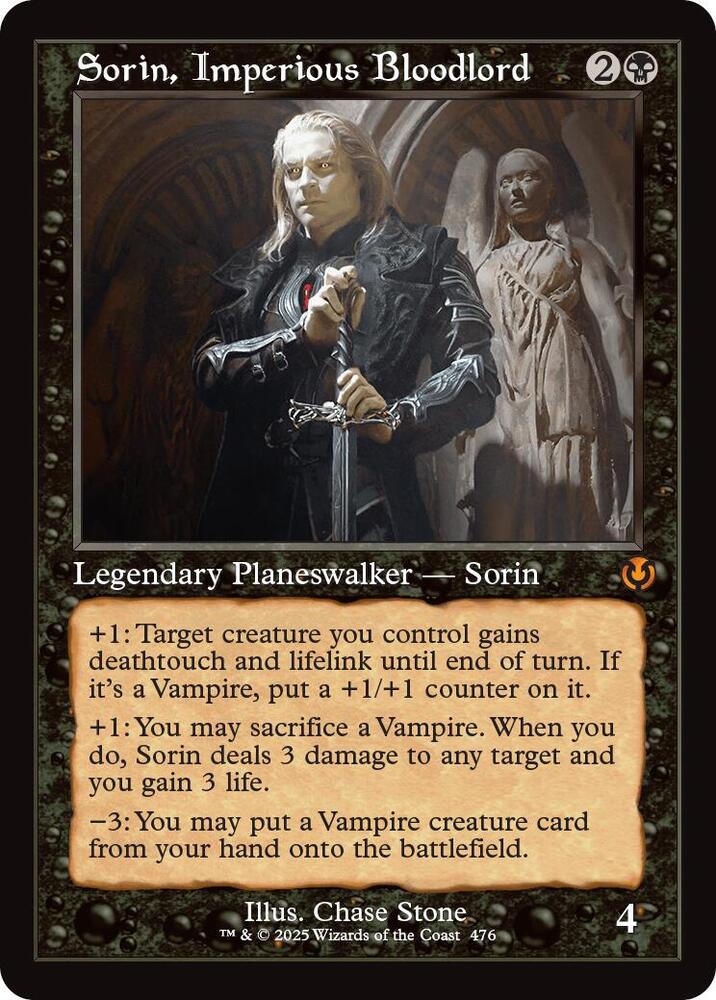 Sorin, Imperious Bloodlord (Retro Frame)-Innistrad Remastered-M-Normal