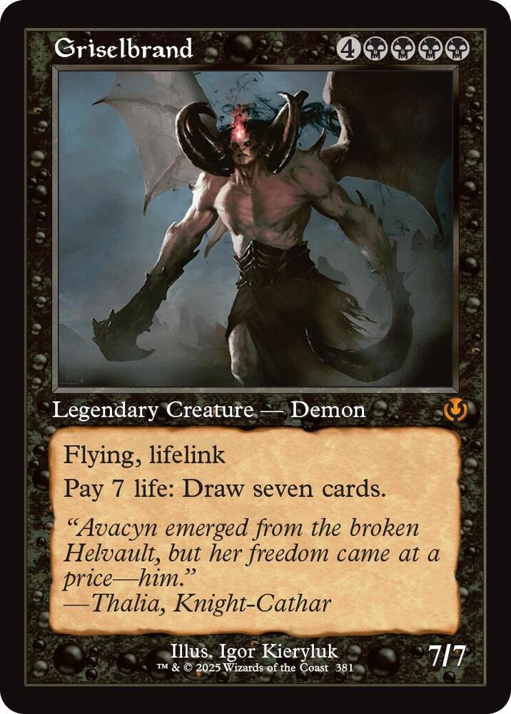 Griselbrand (Retro Frame)-Innistrad Remastered-M-Normal