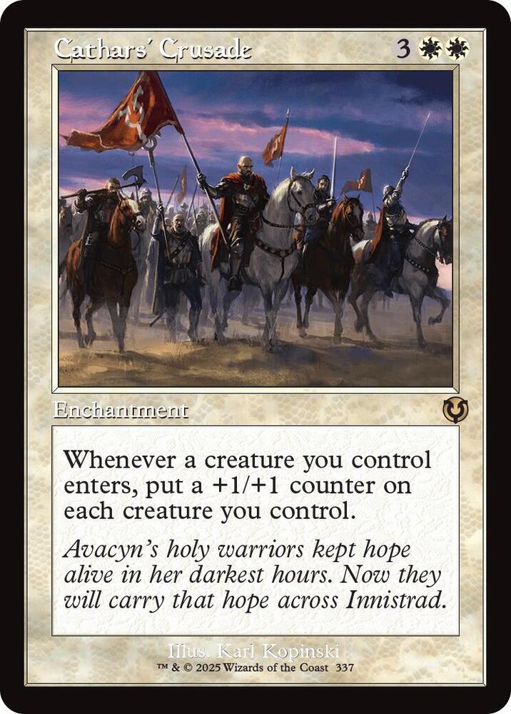 Cathars' Crusade (Retro Frame)-Innistrad Remastered-R-Normal