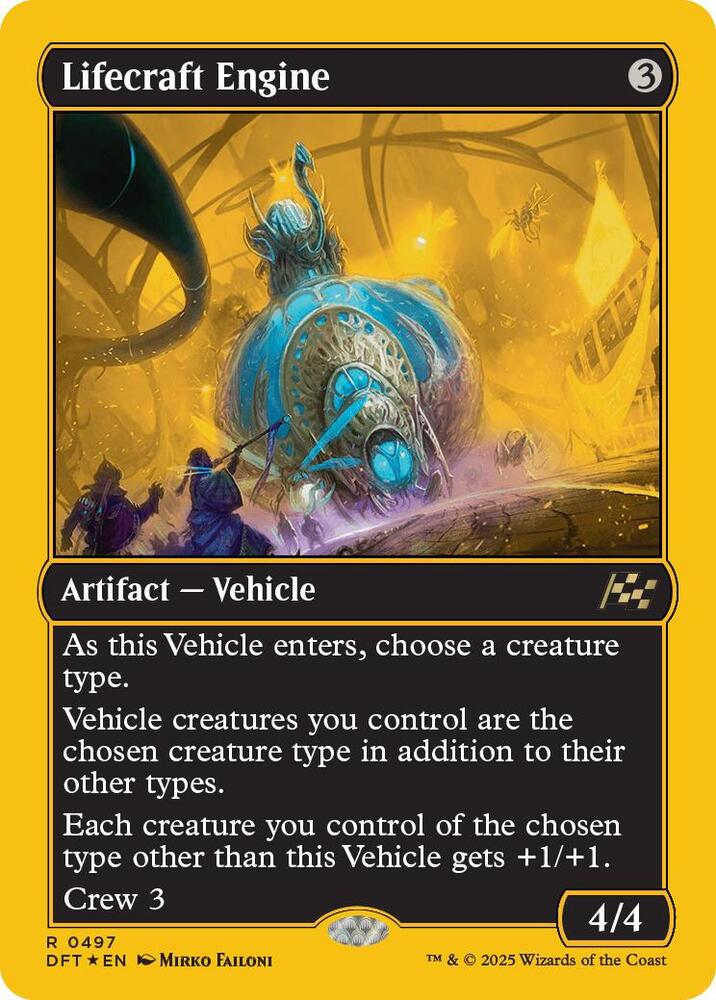 Lifecraft Engine (First-Place Foil)-Aetherdrift-R-Foil