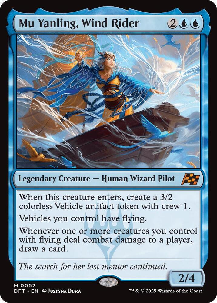 Mu Yanling, Wind Rider-Aetherdrift-M-Foil