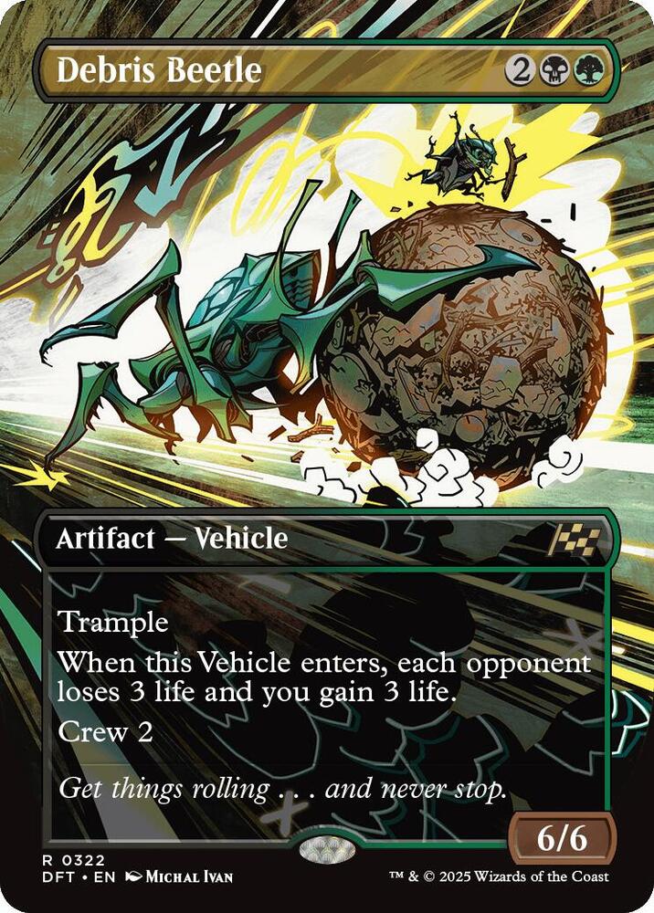 Debris Beetle (Borderless)-Aetherdrift-R-Foil