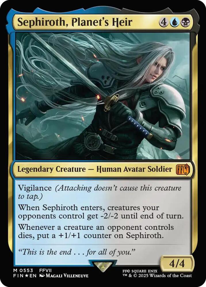 Sephiroth, Planet's Heir-FINAL FANTASY-M-Foil