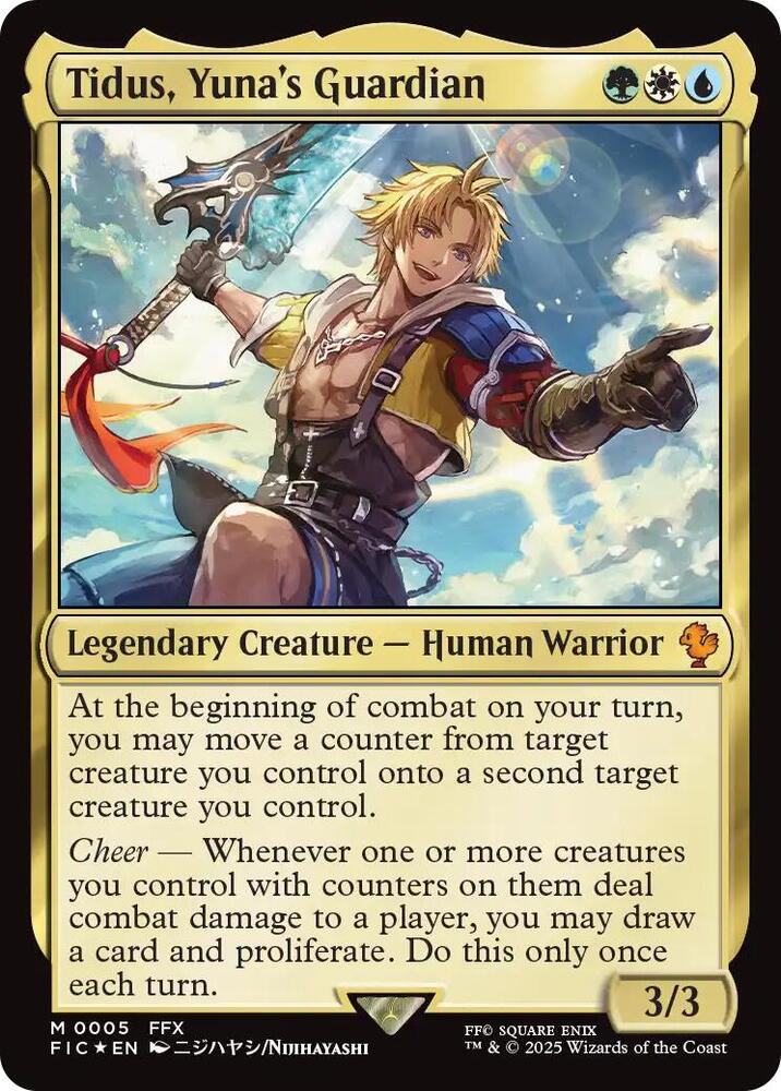 Tidus, Yuna's Guardian-Commander: FINAL FANTASY-M-Foil