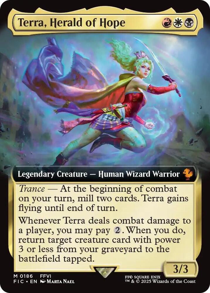 Terra, Herald of Hope (Extended Art)-Commander: FINAL FANTASY-M-Normal