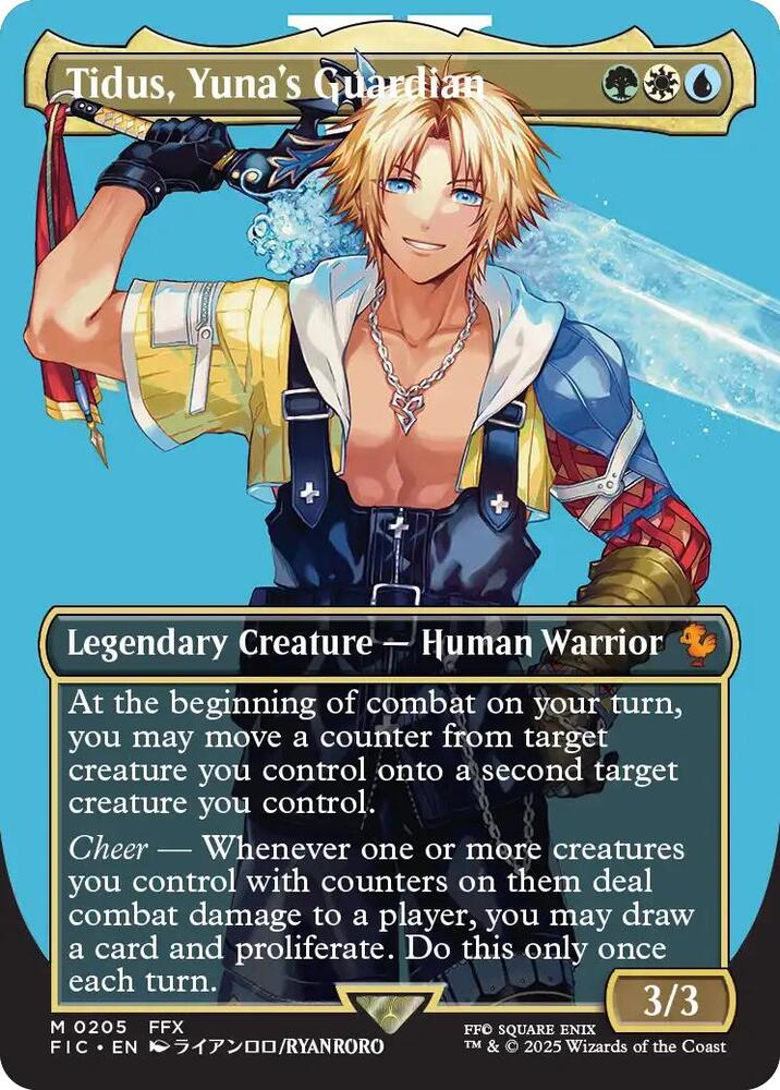 Tidus, Yuna's Guardian (Borderless)-Commander: FINAL FANTASY-M-Normal