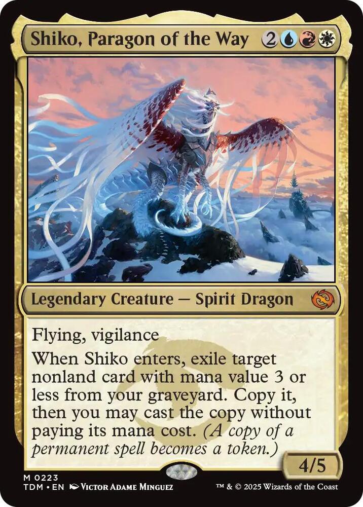 Shiko, Paragon of the Way-Tarkir: Dragonstorm-M-Normal