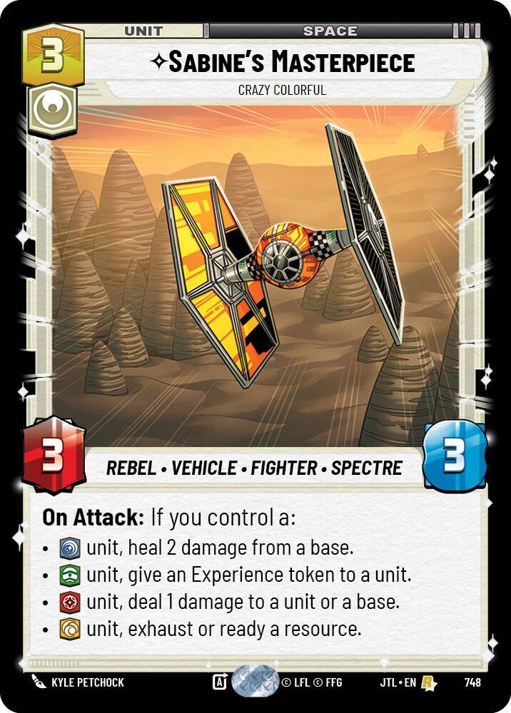 Sabine's Masterpiece - Crazy Colorful (Foil)-Jump to Lightspeed-Rare-Foil