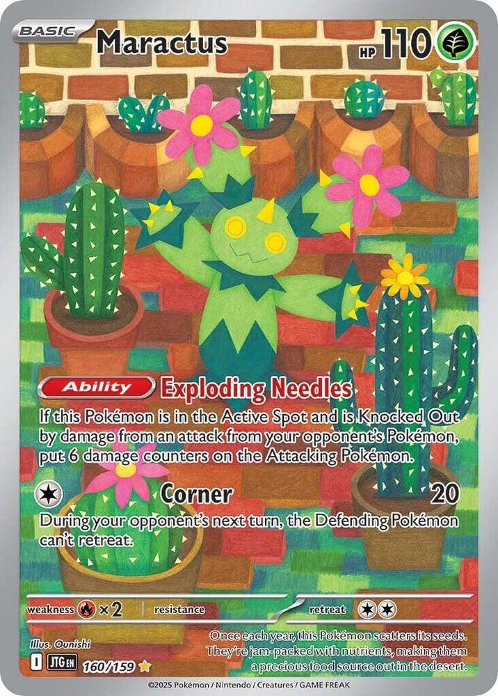 Maractus - 160/159-SV09: Journey Together-Illustration Rare-Holofoil