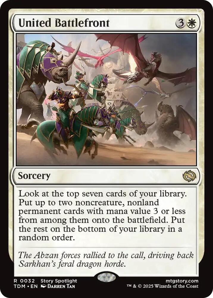 United Battlefront-Tarkir: Dragonstorm-R-Foil