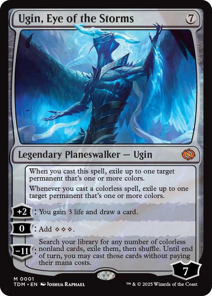 Ugin, Eye of the Storms-Tarkir: Dragonstorm-M-Normal