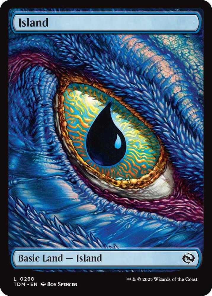Island (0288)-Tarkir: Dragonstorm-L-Normal
