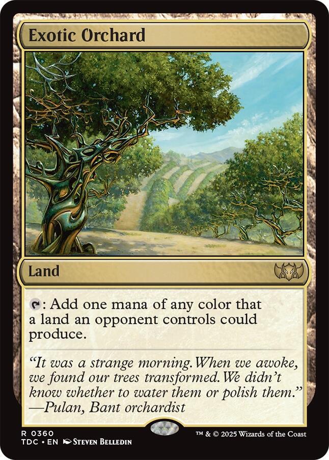 Exotic Orchard-Commander: Tarkir: Dragonstorm-R-Normal