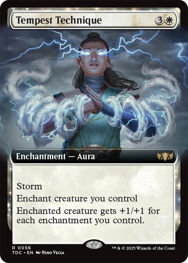 Tempest Technique (Extended Art)-Commander: Tarkir: Dragonstorm-R-Normal