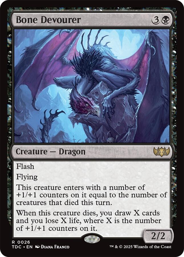Bone Devourer-Commander: Tarkir: Dragonstorm-R-Normal
