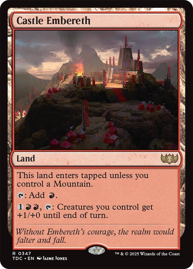 Castle Embereth-Commander: Tarkir: Dragonstorm-R-Normal