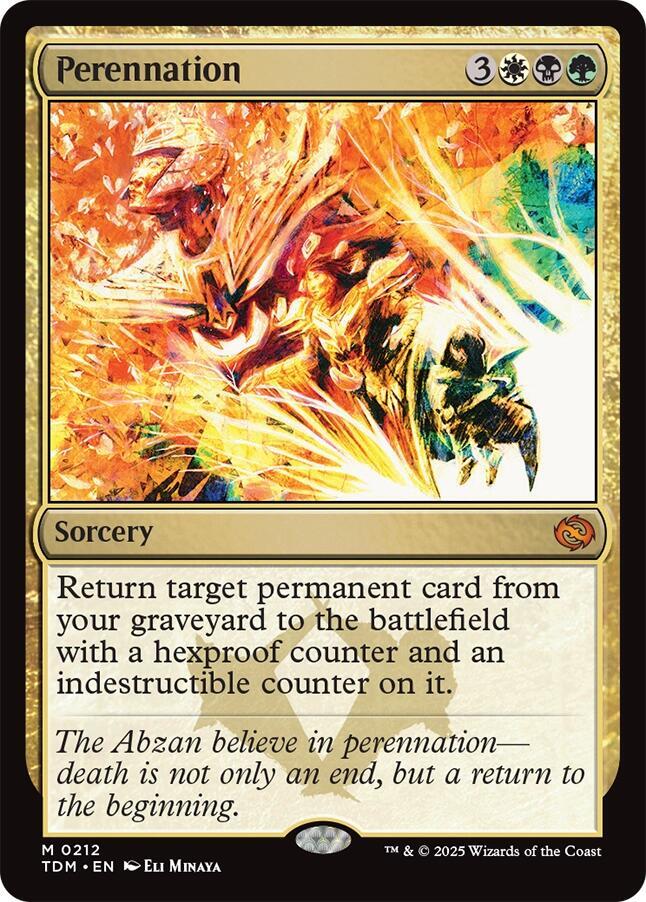 Perennation-Tarkir: Dragonstorm-M-Foil