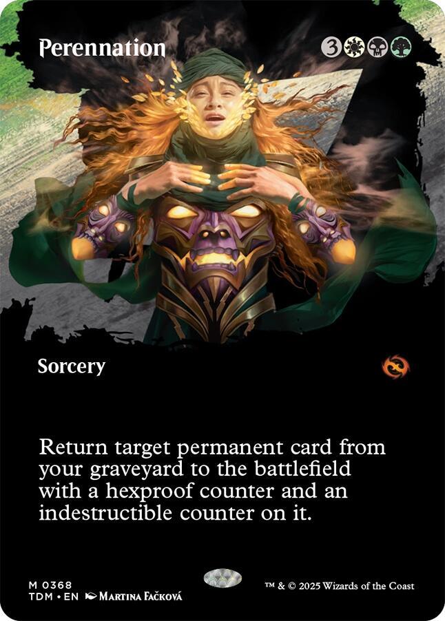Perennation (Borderless)-Tarkir: Dragonstorm-M-Normal