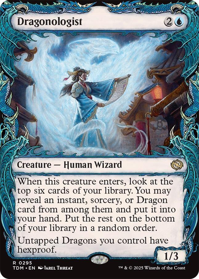 Dragonologist (Showcase)-Tarkir: Dragonstorm-R-Normal