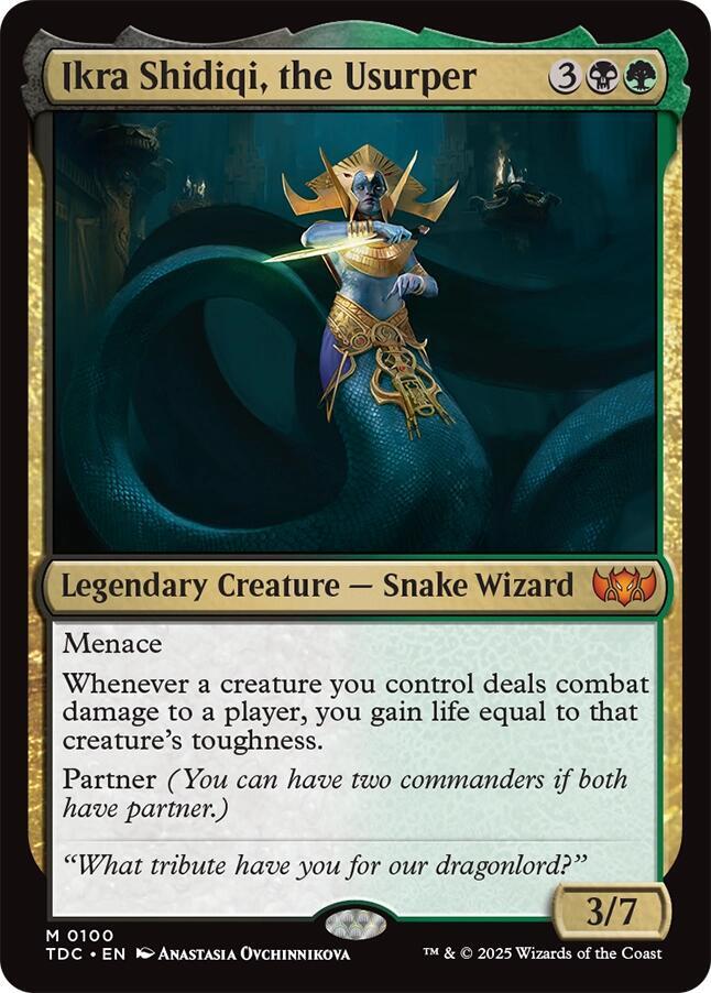 Ikra Shidiqi, the Usurper-Commander: Tarkir: Dragonstorm-M-Normal