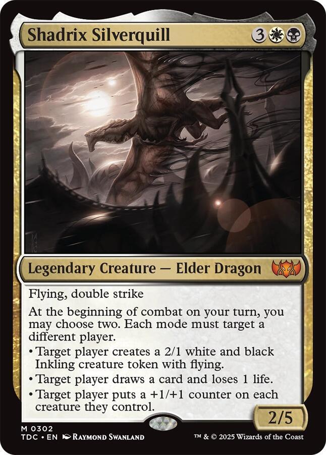 Shadrix Silverquill-Commander: Tarkir: Dragonstorm-M-Normal
