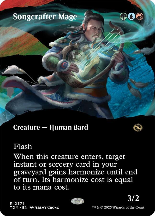Songcrafter Mage (Borderless)-Tarkir: Dragonstorm-R-Foil