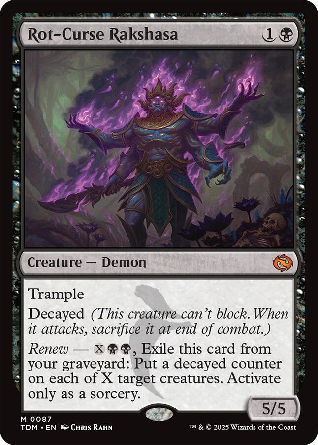 Rot-Curse Rakshasa-Tarkir: Dragonstorm-M-Foil