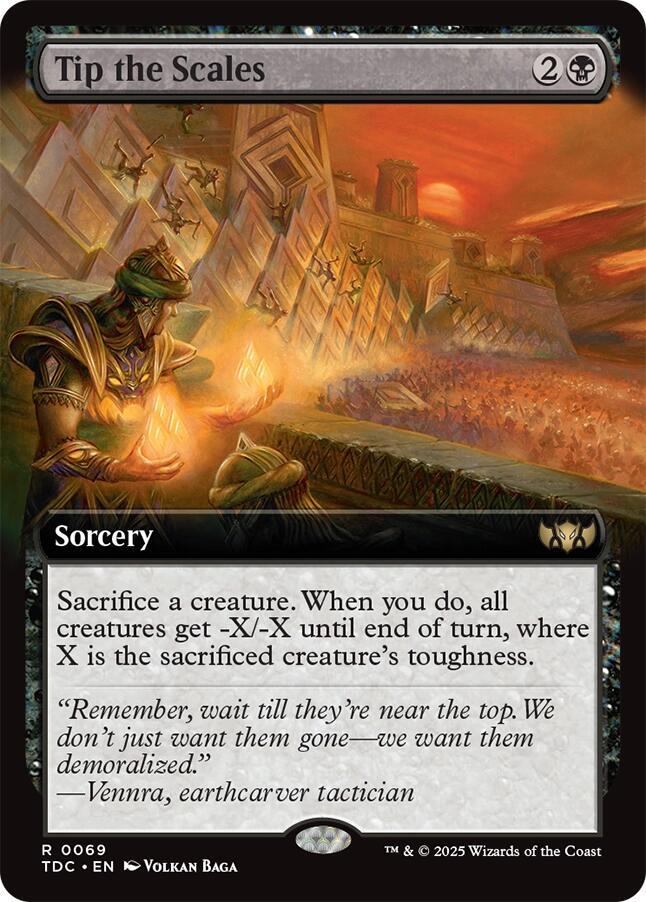 Tip the Scales (Extended Art)-Commander: Tarkir: Dragonstorm-R-Normal