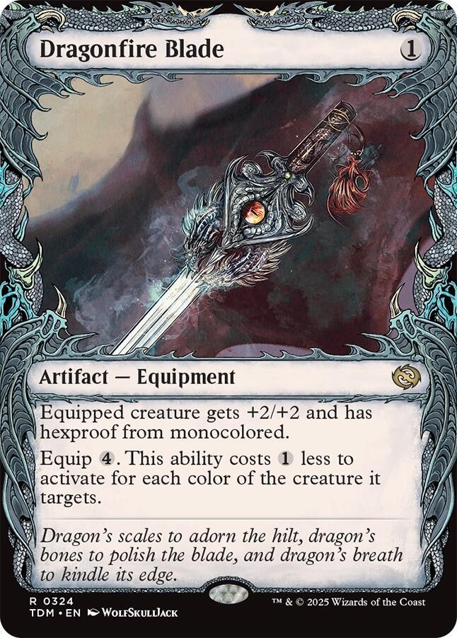 Dragonfire Blade (Showcase)-Tarkir: Dragonstorm-R-Normal