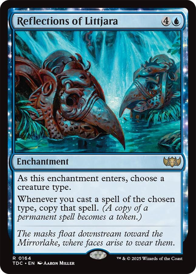 Reflections of Littjara-Commander: Tarkir: Dragonstorm-R-Normal