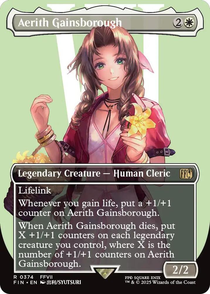 Aerith Gainsborough (Borderless)-FINAL FANTASY-R-Normal