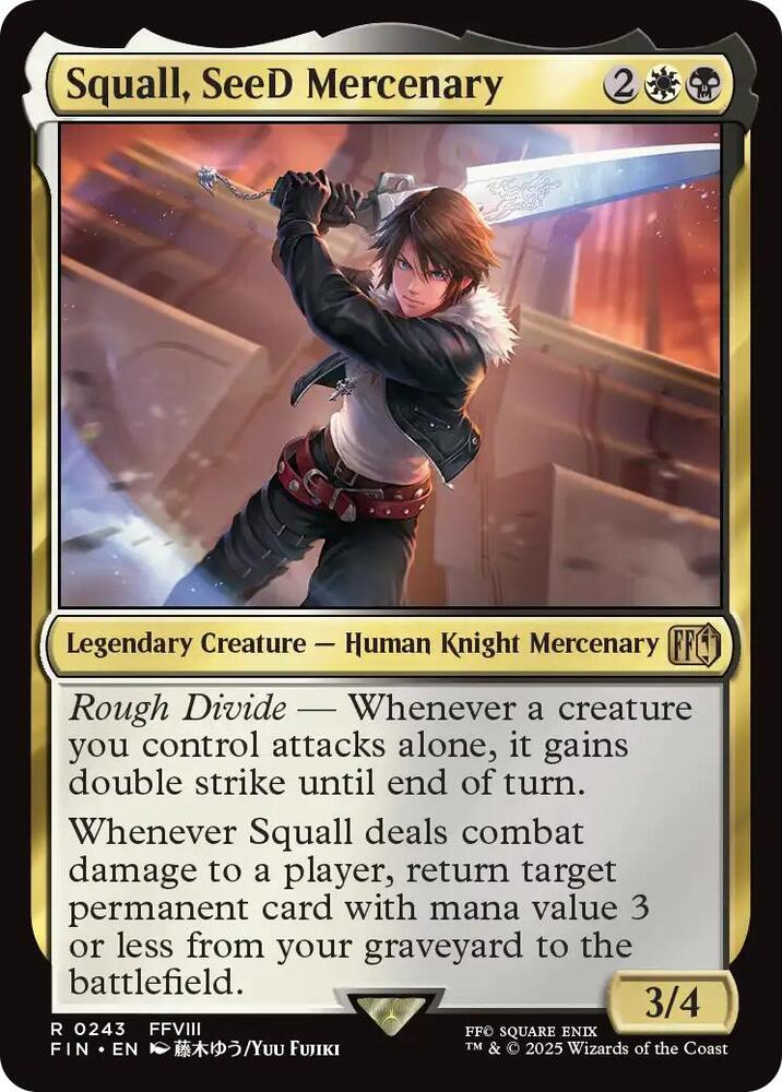 Squall, SeeD Mercenary-FINAL FANTASY-R-Normal