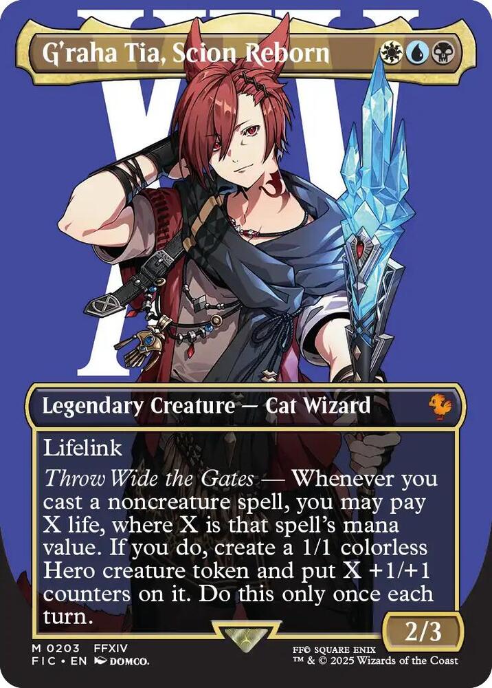 G'raha Tia, Scion Reborn (Borderless)-Commander: FINAL FANTASY-M-Normal