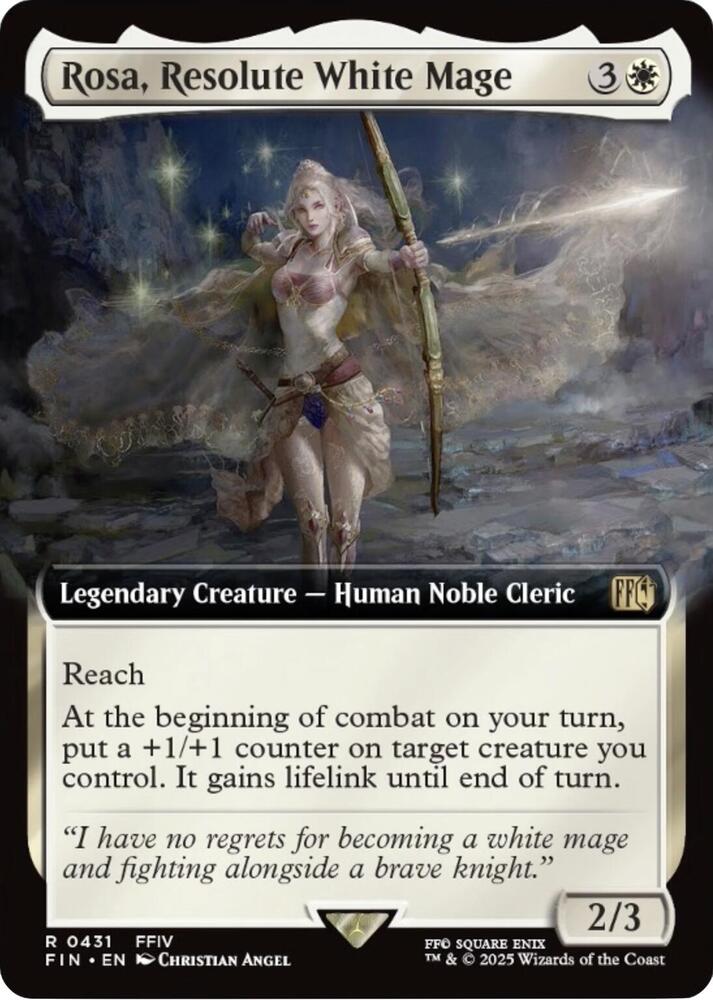 Rosa, Resolute White Mage (Extended Art)-FINAL FANTASY-R-Normal