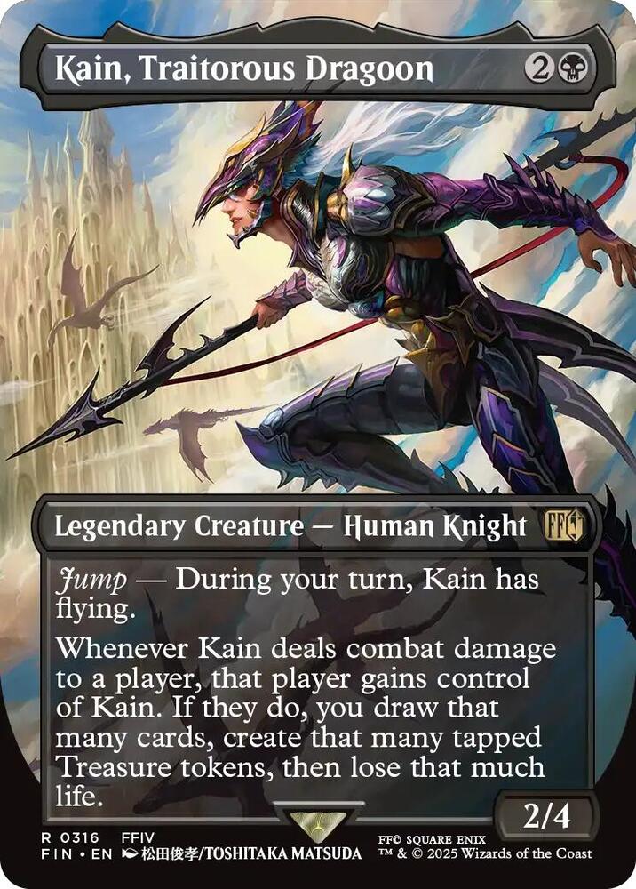 Kain, Traitorous Dragoon (Borderless)-FINAL FANTASY-R-Normal