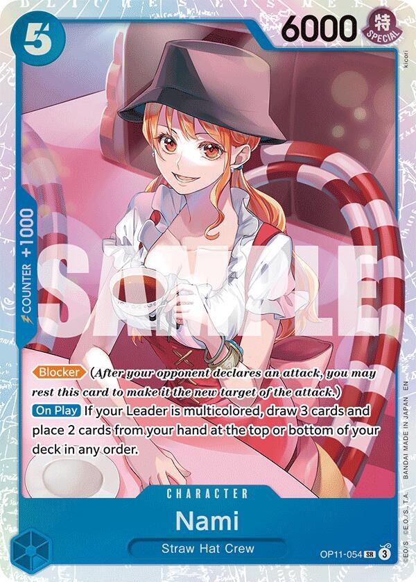 Nami (054)-A Fist of Divine Speed-SR-Foil